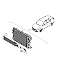 68505128AA Direct Fit Automatic Transmission Oil Cooler, Sold Individually