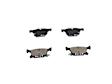 2020 Chrysler Pacifica - Rear Brake Pad Set, 3.6L 6Cyl, Eng. VIN: G, With 336mm dia. Rotors