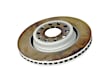 68564973AA Rear, Driver or Passenger Side Brake Disc, Plain Surface, 5 Lugs
