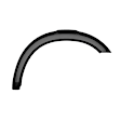6MS34GXHAC Roof Molding - Sold Individually