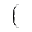 6NB051Z0AE Direct Fit Valance Panel Grille, Sold Individually