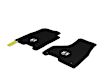 Front Row OE Replacement Series, Black Made of Rubber