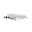 82215789 Direct Fit Roof Luggage Carrier Side Rail, Sold Individually