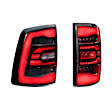 GTR.TL10 Driver and Passenger Side LED Tail Light, With bulb(s), Red Lens, Carbide LED Series