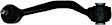 RK621891 Front, Passenger Side, Upper, Frontward Control Arm, With ball joint(s), Moog R-Series
