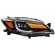 LF2-477 Driver and Passenger Side LED Headlight, With bulb(s), Clear Lens, Black Interior