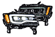 LF278 Driver and Passenger Side LED Headlight, With bulb(s), Clear Lens, Black Interior, XB LED Series