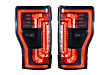 LF351 Driver and Passenger Side LED Tail Light, With bulb(s), Red Lens, XB LED Series