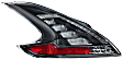 2012 Nissan 370Z - Driver and Passenger Side LED Tail Light, With bulb(s), Smoked Lens, XB LED Series