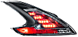 2012 Nissan 370Z - Driver and Passenger Side LED Tail Light, With bulb(s), Smoked Lens, XB LED Series