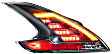 2012 Nissan 370Z - Driver and Passenger Side LED Tail Light, With bulb(s), Smoked Lens, XB LED Series