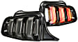 LF421.2 Driver and Passenger Side LED Tail Light, With bulb(s), Red Lens, XB LED Series
