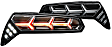 LF465 Driver and Passenger Side LED Tail Light, With bulb(s), Red Lens, XB LED Series
