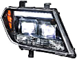 LF475 Driver and Passenger Side Halogen/LED Headlight, Without bulb(s), Clear Lens, XB LED Series