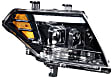 LF475 Driver and Passenger Side Halogen/LED Headlight, Without bulb(s), Clear Lens, XB LED Series