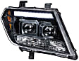 LF475 Driver and Passenger Side Halogen/LED Headlight, Without bulb(s), Clear Lens, XB LED Series