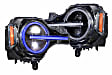 LF496 Driver and Passenger Side LED Headlight, With bulb(s), Clear Lens, Black Interior, XRGB LED