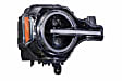 LF496 Driver and Passenger Side LED Headlight, With bulb(s), Clear Lens, Black Interior, XRGB LED