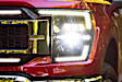 LF498 Driver and Passenger Side LED Headlight, With bulb(s), Clear Lens, Black Interior, XB LED Series