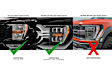 LF498 Driver and Passenger Side LED Headlight, With bulb(s), Clear Lens, Black Interior, XB LED Series