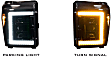 LF505-ASM Driver and Passenger Side Halogen/LED Headlight, Without bulb(s), Clear Lens, XB LED Series