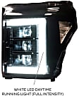 LF505-ASM Driver and Passenger Side Halogen/LED Headlight, Without bulb(s), Clear Lens, XB LED Series