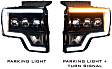 LF506-ASM Driver and Passenger Side Halogen/LED Combo Headlight, Without bulb(s), Clear Lens, XB LED Series