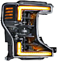 LF508 Driver and Passenger Side Halogen/LED Headlight, Without bulb(s), Clear Lens, XB LED Series