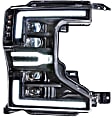 LF508 Driver and Passenger Side Halogen/LED Headlight, Without bulb(s), Clear Lens, XB LED Series