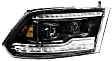 LF520-A-ASM Driver and Passenger Side LED Headlight, With bulb(s), Clear Lens, Black Interior, XB LED Series