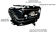 LF523-ASM Driver and Passenger Side Halogen/LED Combo Headlight, Without bulb(s), Clear Lens, XB LED Series