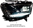 LF523-ASM Driver and Passenger Side Halogen/LED Combo Headlight, Without bulb(s), Clear Lens, XB LED Series
