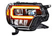 LF529-A Driver and Passenger Side LED Headlight, With bulb(s), Clear & Amber Lens, XB Hybrid LED Series