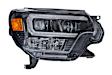 LF529-A Driver and Passenger Side LED Headlight, With bulb(s), Clear & Amber Lens, XB Hybrid LED Series