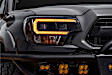 LF529-A Driver and Passenger Side LED Headlight, With bulb(s), Clear & Amber Lens, XB Hybrid LED Series