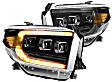 LF532.2-A-ASM Driver and Passenger Side Halogen/LED Combo Headlight, Without bulb(s), Clear Lens, XB LED Series