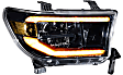 LF533-A-ASM Driver and Passenger Side Halogen/LED Headlight, Without bulb(s), Clear Lens, XB LED Series