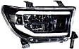 LF533-ASM Driver and Passenger Side Halogen/LED Combo Headlight, Without bulb(s), Clear Lens, XB LED Series