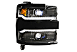 LF541 Driver and Passenger Side LED Headlight, With bulb(s), Clear Lens, Black Interior, XB LED Series