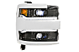 LF541 Driver and Passenger Side LED Headlight, With bulb(s), Clear Lens, Black Interior, XB LED Series