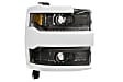 LF541 Driver and Passenger Side LED Headlight, With bulb(s), Clear Lens, Black Interior, XB LED Series