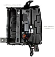 LF543 Driver and Passenger Side Halogen/LED Combo Headlight, Without bulb(s), Clear Lens, XB LED Series
