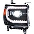 2019 GMC Sierra 2500 HD - Driver and Passenger Side Halogen/LED Headlight, Without bulb(s), Without Factory Equipped LED Turn Signals, Clear Lens, XB LED Series