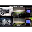2019 GMC Sierra 2500 HD - Driver and Passenger Side Halogen/LED Headlight, Without bulb(s), Without Factory Equipped LED Turn Signals, Clear Lens, XB LED Series