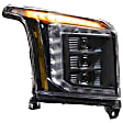 LF545 Driver and Passenger Side LED Headlight, With bulb(s), Clear Lens, Black Interior, XB LED Series