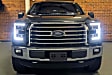 LF550 Driver and Passenger Side Halogen/LED Combo Headlight, Without bulb(s), Clear Lens, XB LED Series