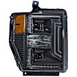 LF555 Driver and Passenger Side Halogen/LED Combo Headlight, Without bulb(s), Clear Lens, XB LED Series