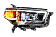 LF559 Driver and Passenger Side LED Headlight, With bulb(s), Clear Lens, Black Interior, XB Hybrid LED Series