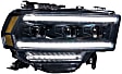 LF701 Driver and Passenger Side Halogen/LED Combo Headlight, Without bulb(s), Clear Lens, XB LED Series