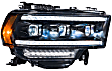 LF701 Driver and Passenger Side Halogen/LED Combo Headlight, Without bulb(s), Clear Lens, XB LED Series